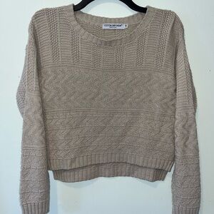 Women's Tan Sweater